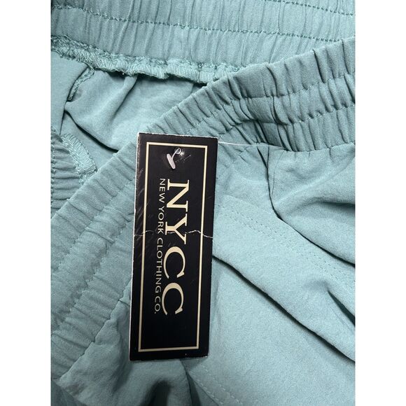 NYCC NEW YORK CLOTHING CO, Women's Flowy Pants, Green/Blue, Medium, NWT - Picture 4 of 5